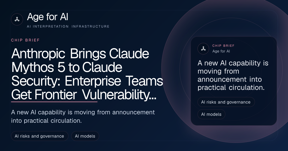 Anthropic Brings Claude Mythos 5 to Claude Security: Enterprise Teams Get Frontier Vulnerability Scanning Without Direct Model Access